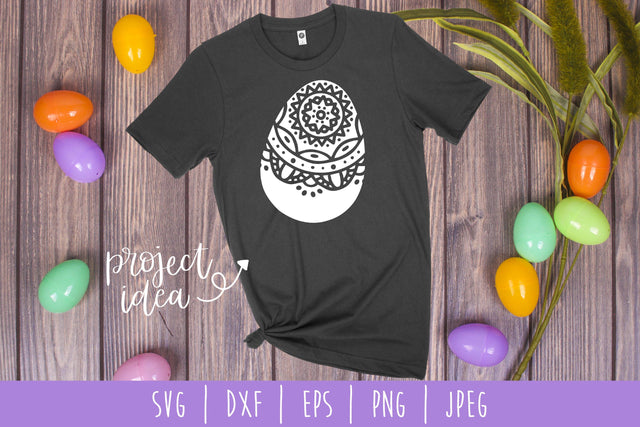 Mandala Easter Egg SVG SavoringSurprises 