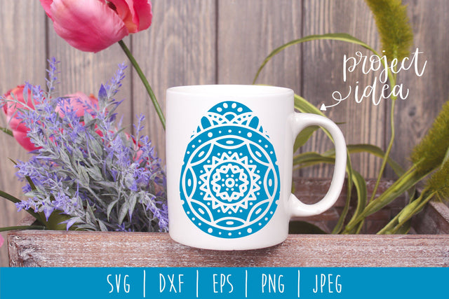 Mandala Easter Egg SVG SavoringSurprises 