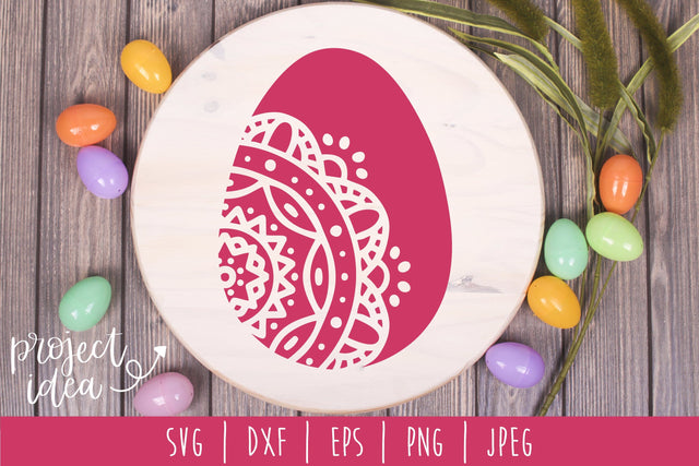 Mandala Easter Egg SVG SavoringSurprises 
