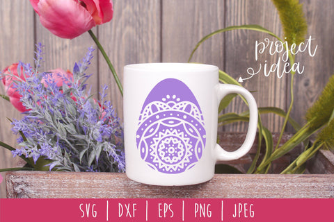 Mandala Easter Egg SVG SavoringSurprises 