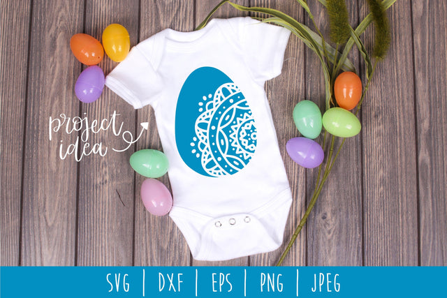 Mandala Easter Egg SVG SavoringSurprises 