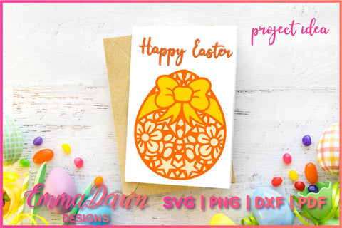 Mandala Easter Eggs SVG, Zentangle Egg SVG Cut file SVG Emma Dawn Designs 