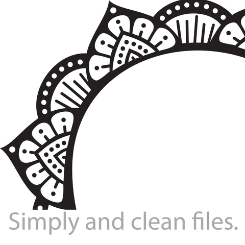 Mandala heart (Boho design) SVG TribaliumArtSF 