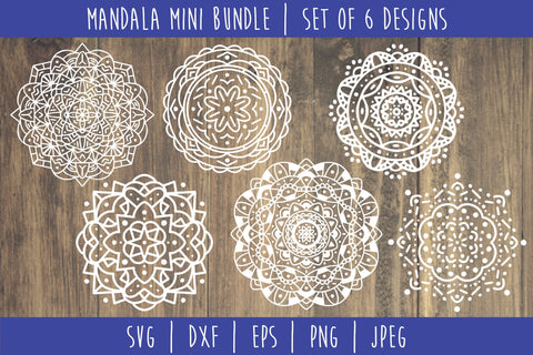 Mandala Mini Bundle Set of 6 - SVG SVG SavoringSurprises 