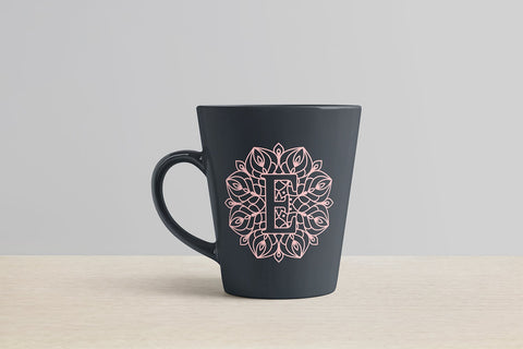 Mandala Monogram A to Z SVG SVG Slim Studio 