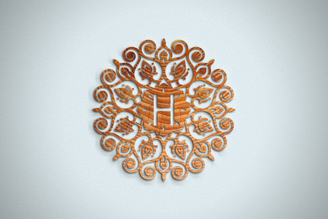 Mandala Monogram A to Z SVG SVG Slim Studio 