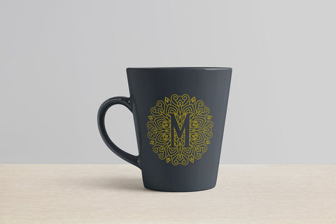 Mandala Monogram A - Z SVG SVG Slim Studio 