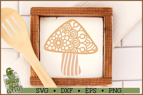 Mandala Mushrooms Mini SVG Bundle SVG Crunchy Pickle 