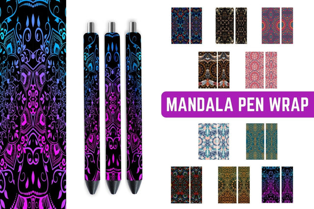 Mandala Pen Sublimation Sublimation SvgOcean 