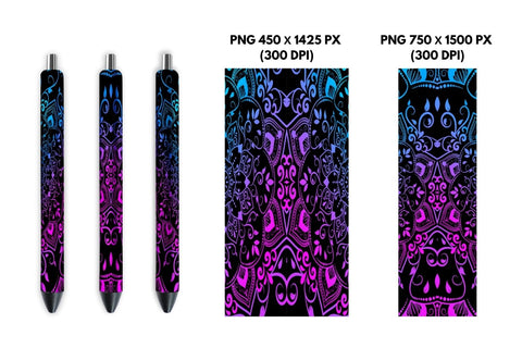 Mandala Pen Sublimation Sublimation SvgOcean 