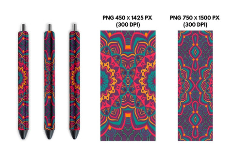 Mandala Pen Sublimation Sublimation SvgOcean 