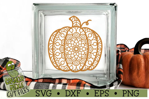 Mandala Pumpkin 1 SVG Cut File SVG Crunchy Pickle 