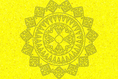 Mandala Rhinestone Template SVG Ethnic Touch 