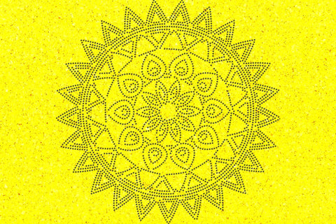 Mandala Rhinestone Template SVG Ethnic Touch 