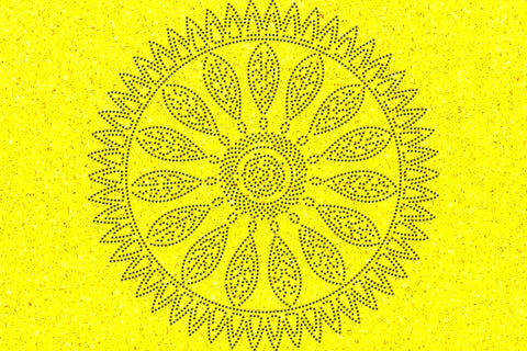 Mandala Rhinestone Template SVG Ethnic Touch 