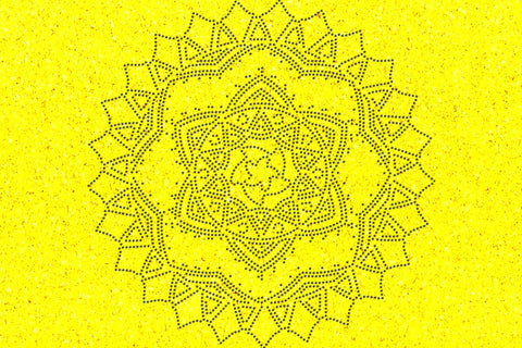 Mandala Rhinestone Template SVG Ethnic Touch 