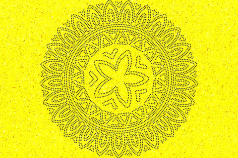 Mandala Rhinestone Template SVG Ethnic Touch 