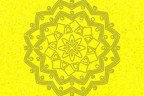 Mandala Rhinestone Template SVG Ethnic Touch 