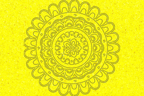 Mandala Rhinestone Template SVG Ethnic Touch 