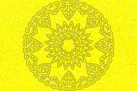 Mandala Rhinestone Template SVG Ethnic Touch 