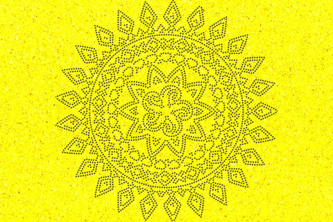 Mandala Rhinestone Template SVG Ethnic Touch 