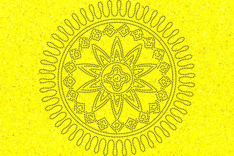 Mandala Rhinestone Template SVG Ethnic Touch 