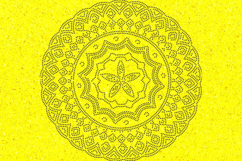 Mandala Rhinestone Template SVG Ethnic Touch 