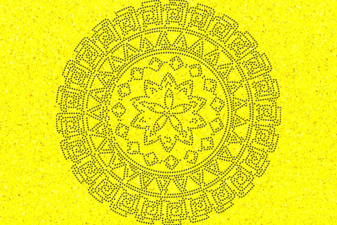 Mandala Rhinestone Template SVG Ethnic Touch 