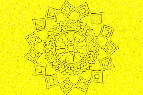 Mandala Rhinestone Template SVG Ethnic Touch 