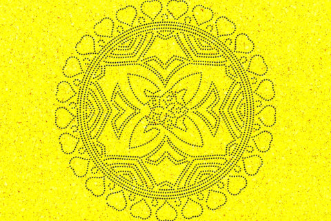 Mandala Rhinestone Template SVG Ethnic Touch 