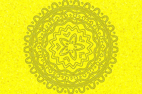 Mandala Rhinestone Template SVG Ethnic Touch 