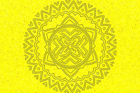 Mandala Rhinestone Template SVG Ethnic Touch 