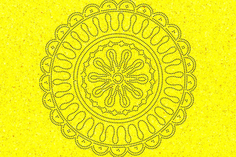 Mandala Rhinestone Template SVG Ethnic Touch 