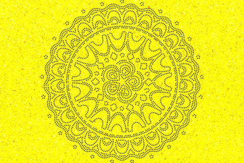 Mandala Rhinestone Template SVG Ethnic Touch 