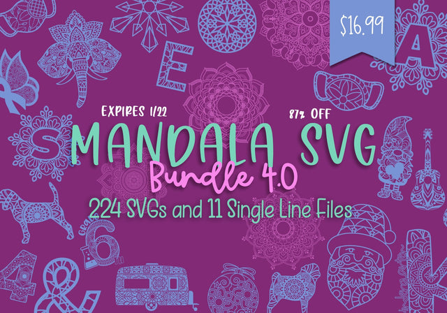 Mandala SVG Bundle 4.0 Bundle So Fontsy Design Shop 