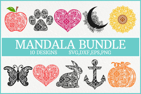 Mandala Svg Bundle, Pumpkin Mandala Svg, Sunflower Mandala Svg SVG Pinoyart Kreatib 