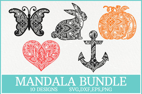 Mandala Svg Bundle, Pumpkin Mandala Svg, Sunflower Mandala Svg SVG Pinoyart Kreatib 