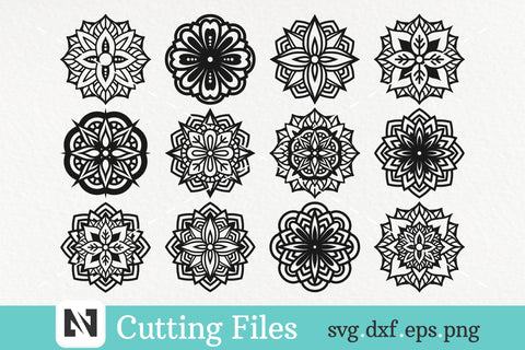 Mandala Svg Bundle, Zentangle Svg Bundle, Floral Mandala Svg SVG Pinoyart Kreatib 