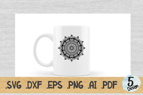 Mandala SVG Collection, Cut File Mandala design dxf SVG artnoy 