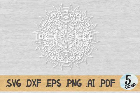 Mandala SVG Collection, Cut File Mandala design dxf SVG artnoy 