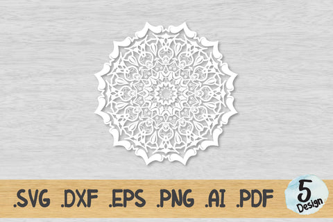 Mandala SVG Collection, Cut File Mandala design dxf SVG artnoy 