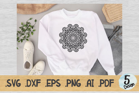 Mandala SVG Collection, Cut File Mandala design dxf SVG artnoy 