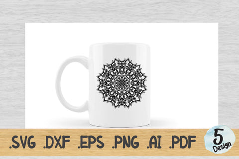 Mandala SVG Collection, Cut File Mandala design dxf SVG artnoy 