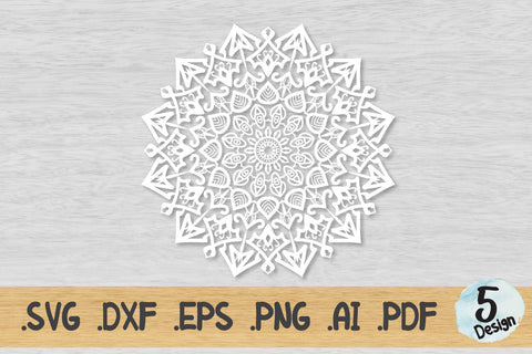 Mandala SVG Collection, Cut File Mandala design dxf SVG artnoy 