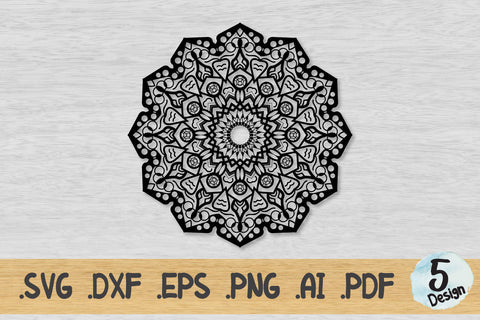 Mandala SVG Collection, Cut File Mandala design dxf SVG artnoy 