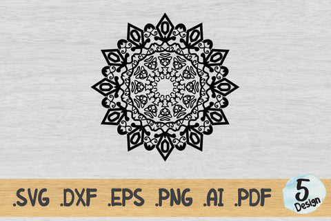 Mandala SVG Collection, Cut File Mandala design dxf SVG artnoy 