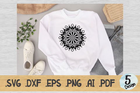 Mandala SVG Collection, Cut File Mandala design dxf SVG artnoy 