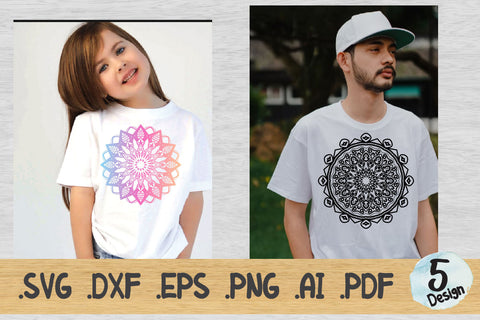 Mandala SVG Collection, Cut File Mandala design dxf SVG artnoy 