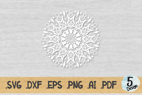 Mandala SVG Collection, Cut File Mandala design dxf SVG artnoy 