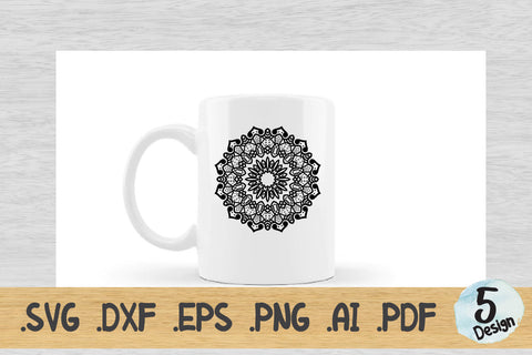 Mandala SVG Collection, Cut File Mandala design dxf SVG artnoy 